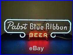 (VTG) 1960s Pabst blue ribbon beer neon light up sign game room man cave rare