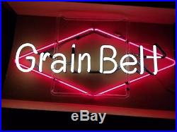 (VTG) 1960s grain belt beer neon light up bar sign mint & original box mn