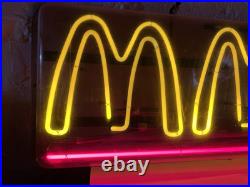 VTG 1990s MCDONALD'S NEON STORE DISPLAY SIGN ARCH FAST FOOD GAMING ADVERTISING VTG 1990s MCDONALD'S NEON STORE DISPLAY SIGN ARCH FAST FOOD GAMING ADVERTISING