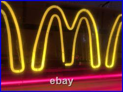 VTG 1990s MCDONALD'S NEON STORE DISPLAY SIGN ARCH FAST FOOD GAMING ADVERTISING VTG 1990s MCDONALD'S NEON STORE DISPLAY SIGN ARCH FAST FOOD GAMING ADVERTISING