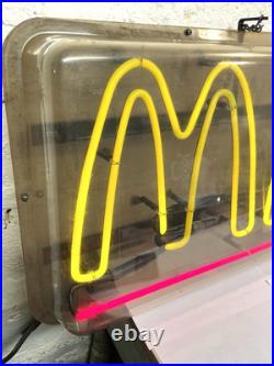 VTG 1990s MCDONALD'S NEON STORE DISPLAY SIGN ARCH FAST FOOD GAMING ADVERTISING VTG 1990s MCDONALD'S NEON STORE DISPLAY SIGN ARCH FAST FOOD GAMING ADVERTISING