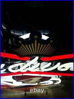 (VTG) 2014 Budweiser beer nascar racing #4 kevin Harvick neon light up sign