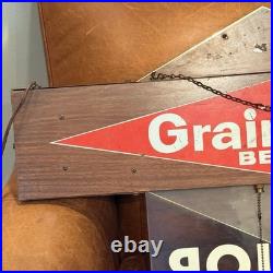 Very Rare VTG Diamond Grain Belt Beer Bar Lighted Neon Sign VHTF LIQUOR Placard