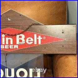 Very Rare VTG Diamond Grain Belt Beer Bar Lighted Neon Sign VHTF LIQUOR Placard