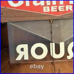 Very Rare VTG Diamond Grain Belt Beer Bar Lighted Neon Sign VHTF LIQUOR Placard