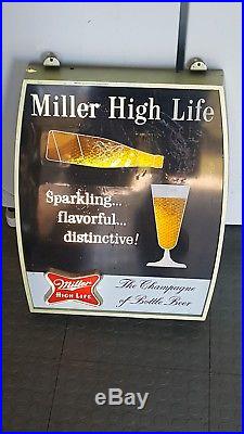 Very Rare Vintage Miller High Life Pouring Beer Neon Sign from the 1950s
