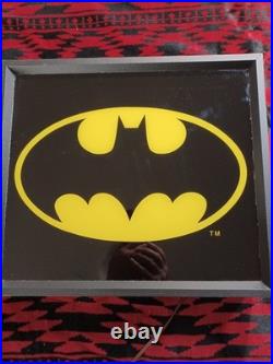 VintageDC ComicsBatman InsigniaNeon Wall SignWorking Damage On Top
