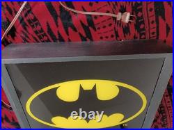 VintageDC ComicsBatman InsigniaNeon Wall SignWorking Damage On Top