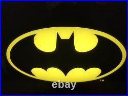 VintageDC ComicsBatman InsigniaNeon Wall SignWorking Damage On Top