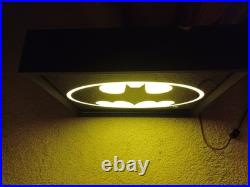 VintageDC ComicsBatman InsigniaNeon Wall SignWorking Damage On Top