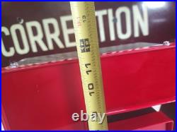 Vintage 12 Neon Sign Light Up Metal Red Letters EAT Diner Cafe Restaurant