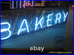 Vintage 1940's BAKERY Antique Neon Sign