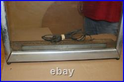 Vintage 1940's Metal & Glass Lighted Restaurant 21 Counter Display Neon Sign