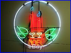 Vintage 1940's Neon Noel Christmas Light Xmas Sign Lite Type 7 Indoor Power 24