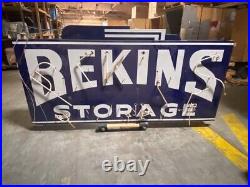 Vintage 1950's Bekins Neon Advert Sign 4ft x 9ft (Can be shipped)