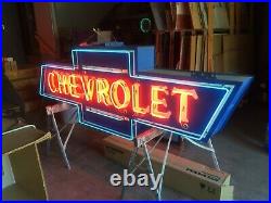 Vintage 1950's Chevrolet Dealership Neon Sign
