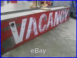 Vintage 1950's Neon VACANCY MOTEL sign 2-sided / Gorgeous