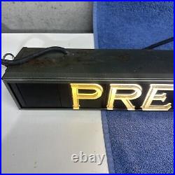 Vintage 1950's Prescriptions Light Up Sign 37 X 4.25 X 3.5 Plax-tex Signs Vintage 1950's Prescriptions Light Up Sign 37 X 4.25 X 3.5 Plax-tex Signs