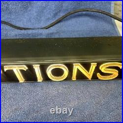 Vintage 1950's Prescriptions Light Up Sign 37 X 4.25 X 3.5 Plax-tex Signs Vintage 1950's Prescriptions Light Up Sign 37 X 4.25 X 3.5 Plax-tex Signs