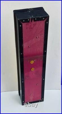 Vintage 1960s Metal Large Neon Yellow Letter I 26.5X7X4.5 Light Box Only