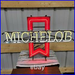 Vintage 1970's Michelob Neon Beer Sign. Awesome Advertisement