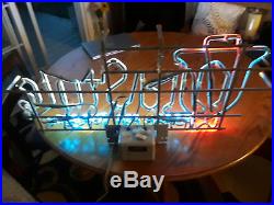 Vintage 1970s Old Style Beer Neon Sign Reach for the Best