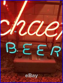 Vintage 1972 Schaefer Beer Neon Sign! NICE