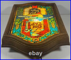 Vintage 1979 Heileman's Old Style Beer Tiffany Style Light Up Sign Tested READ Vintage 1979 Heileman's Old Style Beer Tiffany Style Light Up Sign Tested READ