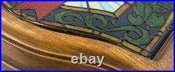 Vintage 1979 Heileman's Old Style Beer Tiffany Style Light Up Sign Tested READ