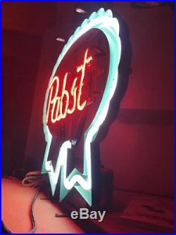 Vintage 1981 Original Pabst Neon Sign. Awesome! Look