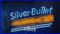 Vintage 1987 Silver Bullet Coors Lite Neon Sign -Perfect Man Cave Lighting