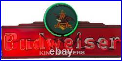 Vintage 1990's Budweiser Neon Sign King of Beers Great condition