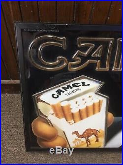 Vintage 1993 Joe Camel Magnalite Retail Open Neon Sign Light Cigarettes
