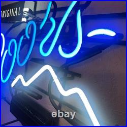 Vintage 1999 COORS Original Beer Neon Sign Mountains USA 28x19 Works