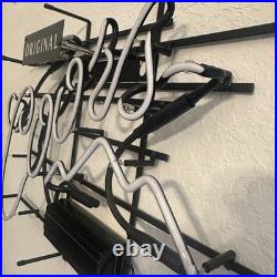 Vintage 1999 COORS Original Beer Neon Sign Mountains USA 28x19 Works
