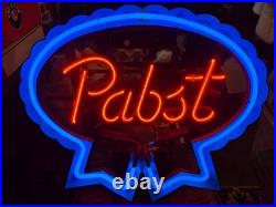 Vintage 2005 Pabst Blue Ribbon PBR Beer Neon Light Sign 21x18x5 Excellent