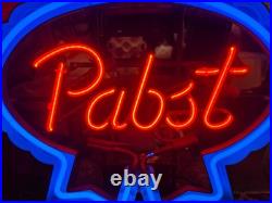 Vintage 2005 Pabst Blue Ribbon PBR Beer Neon Light Sign 21x18x5 Excellent