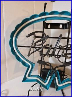 Vintage 2005 Pabst Blue Ribbon PBR Beer Neon Light Sign 21x18x5 Excellent