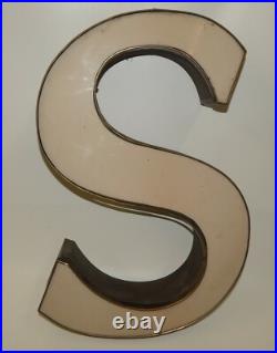 Vintage 24 Neon Sign Letter Big Letter S Works
