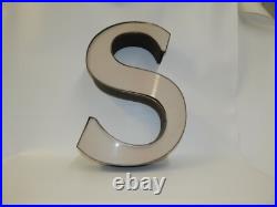 Vintage 24 Neon Sign Letter Big Letter S Works