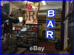 Vintage 2 Sided Bar Sign Corner Bar Philadelphia Shipping Available Non Neon