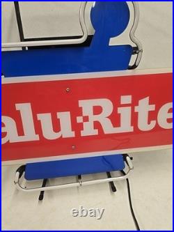 Vintage 31 Valu-Rite Pharmacy Advertising Everbrite Lighted Neon Sign