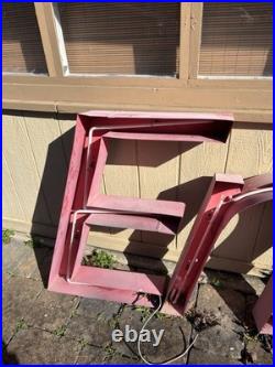 Vintage 38 Neon Enjoy Letters From Coca Cola Plant Harahan LA