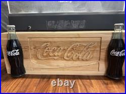 Vintage Acrylic Edgelight Coca-Cola Free Standing Light Up Sign Advertising