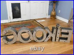 Vintage Antique Cookie Store Neon Letters Advertising Store Sign