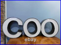 Vintage Antique Cookie Store Neon Letters Advertising Store Sign