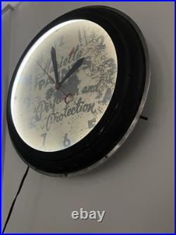 Vintage Art Deco Advertising Clock 23 Marietta Paints Atlanta Antique Neon Adv