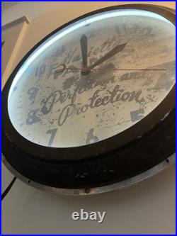 Vintage Art Deco Advertising Clock 23 Marietta Paints Atlanta Antique Neon Adv