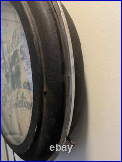 Vintage Art Deco Advertising Clock 23 Marietta Paints Atlanta Antique Neon Adv