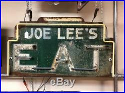 Vintage Art Deco Neon Eat Sign Shipping Available